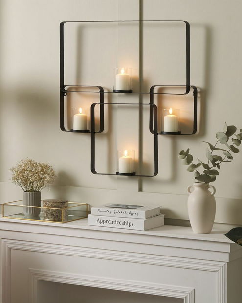 Svijećnjak Paw (crna)