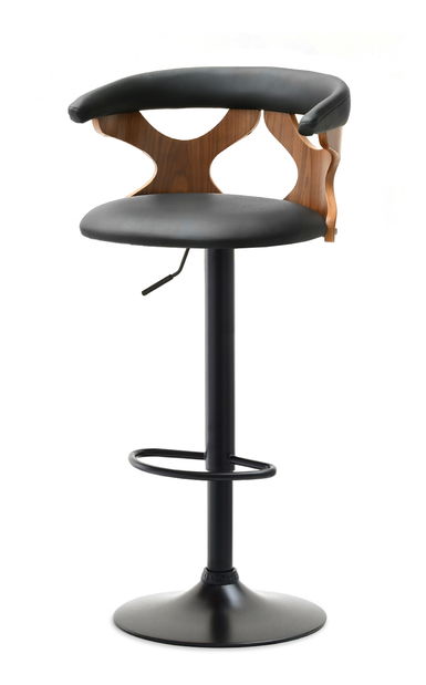 Stolička Bonita (orech tmavý + čierna)