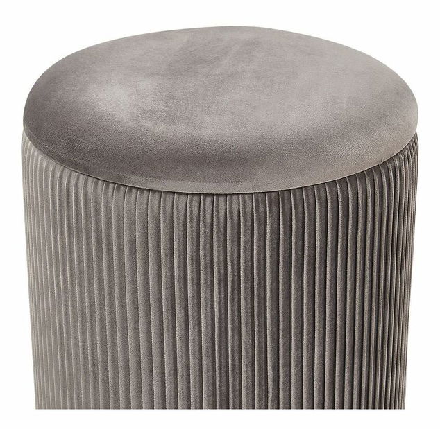 Set 2 ks. taburetiek MIXAMAR (látka) (sivá) (s úl. priestorom)