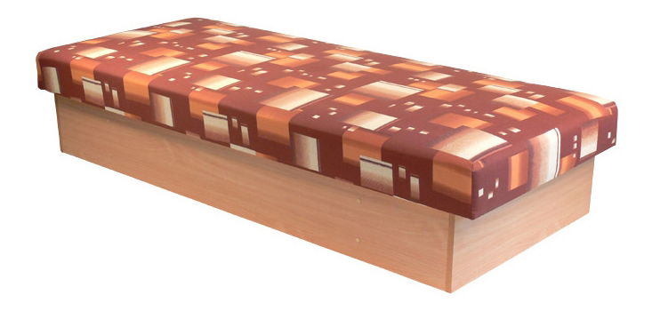 Egyszemélyes ágy (dívány) 80 cm Edna 12 (rugós matraccal)