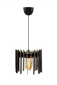 Stropna svjetiljka Fasterona 1 (crna)