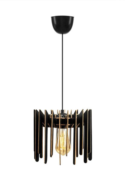 Stropna svjetiljka Fasterona 1 (crna)