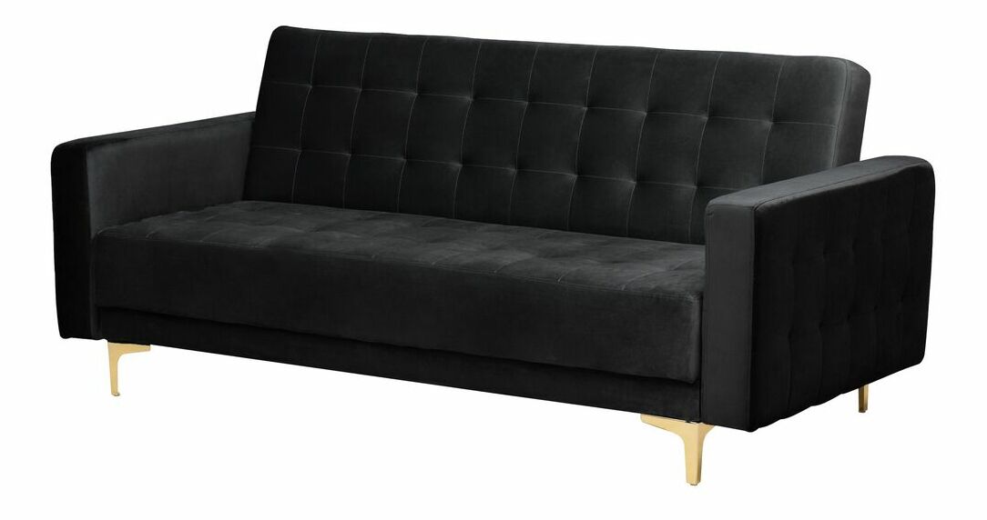 Set canapea fotoliu 3+1+1 Aberde (negru)