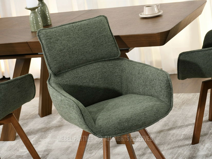 Scaun sufragerie Distorsion (verde)