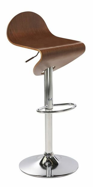 Barová stolička Lincoln (tmavé drevo)