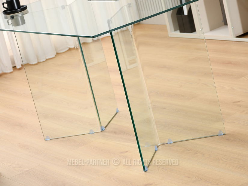 Blagovaonski stol Fernandez (prozirno staklo)