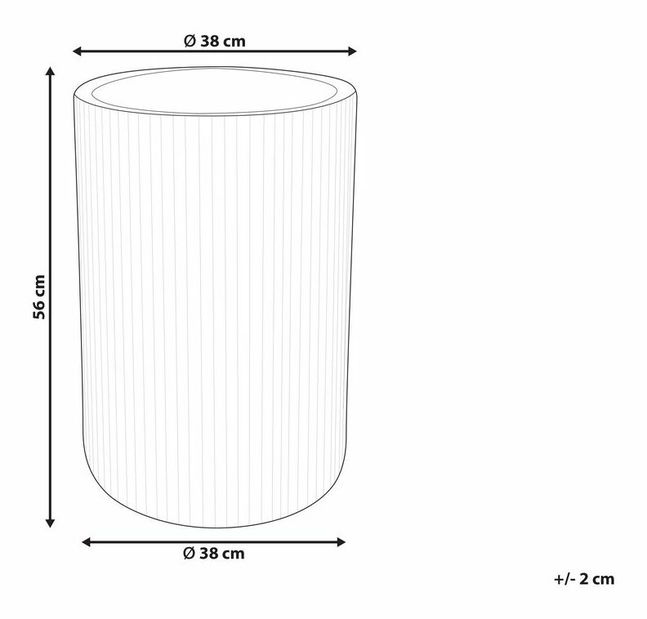 Ghiveci ⌀ 37 cm Eanty (Negru)