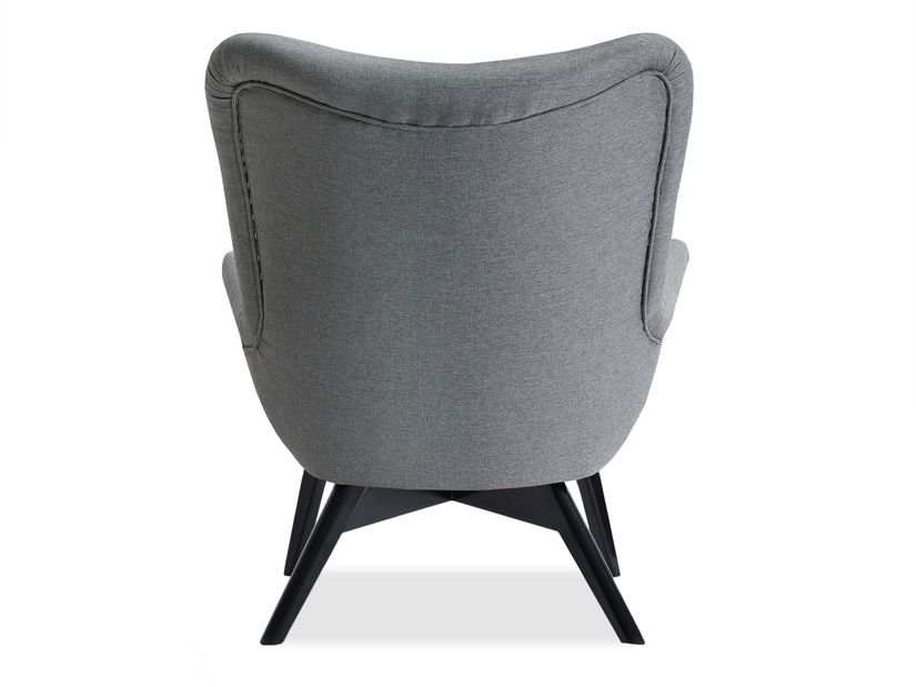 Relaxačné kreslo Florentino (sivá + čierna)