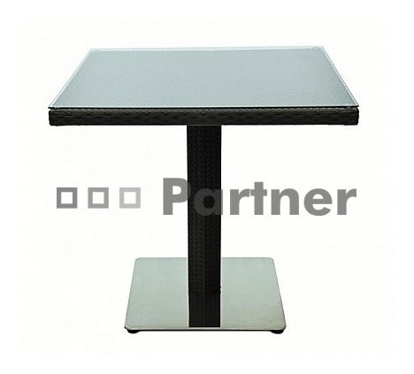 Záhradná zostava Gina 1+4 (hnedá) (um. Ratan)