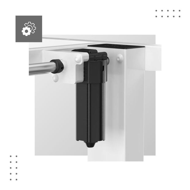 Cadru electric pentru masă Xenon 4.1 (alb)