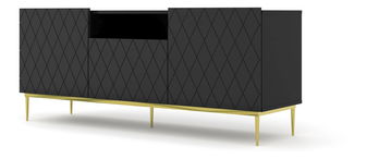 Masă TV Dintanna 145 (Negru + Negru mat)