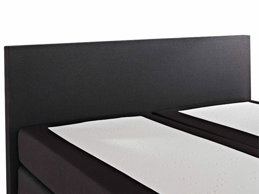 Manželská posteľ Boxspring 160 cm PREMIER (s matracmi) (čierna)
