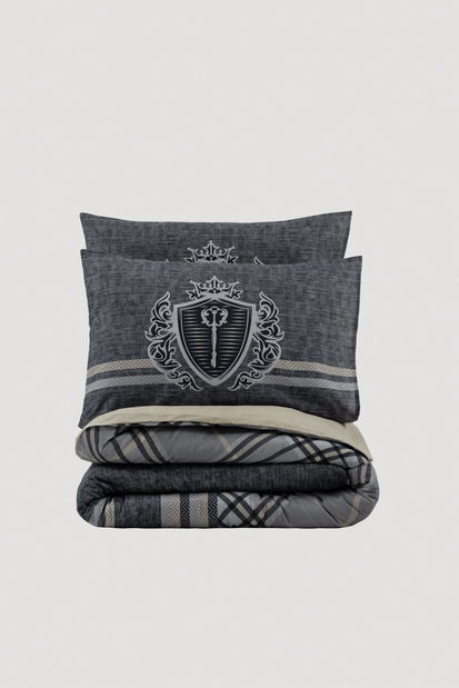 Lenjerie pat 200 x 220 cm Thornag (multicolor)