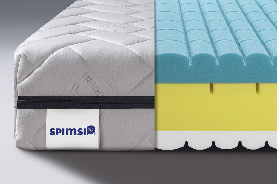 Saltea din spumă Spimsi Antibacterial 200x160 (T4/T3)