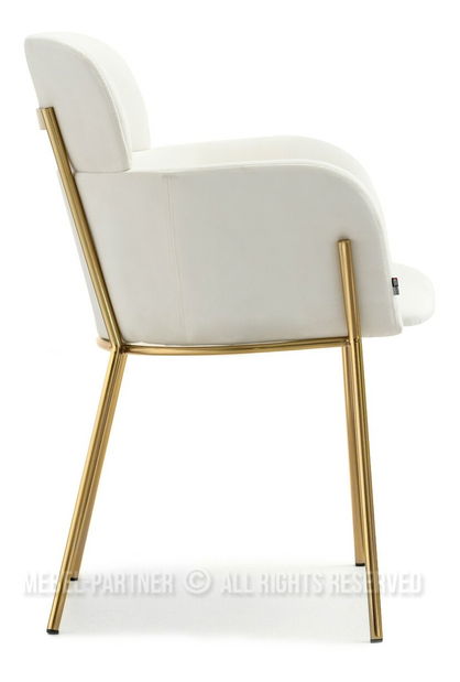 Stolica Baggie K (krem + zlatna)