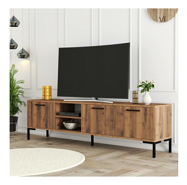 Set mobilier pentru living Povipi 2 (Nuc) 