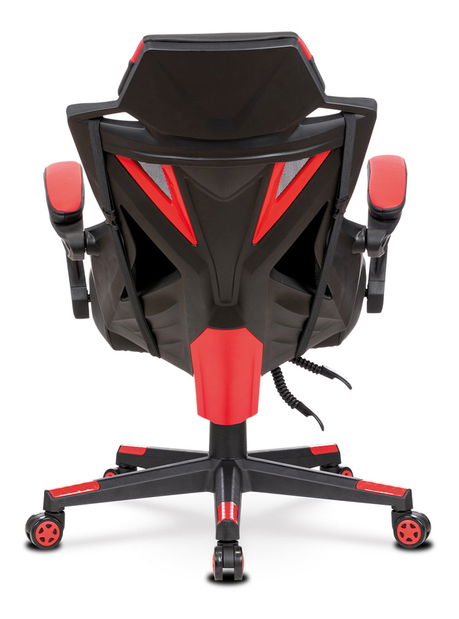 Fotoliu de birou/gaming Yarbun-Y322-RED (Negru + roșu)