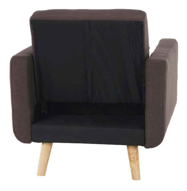 Rozkladacie kreslo Alestra (hnedá)