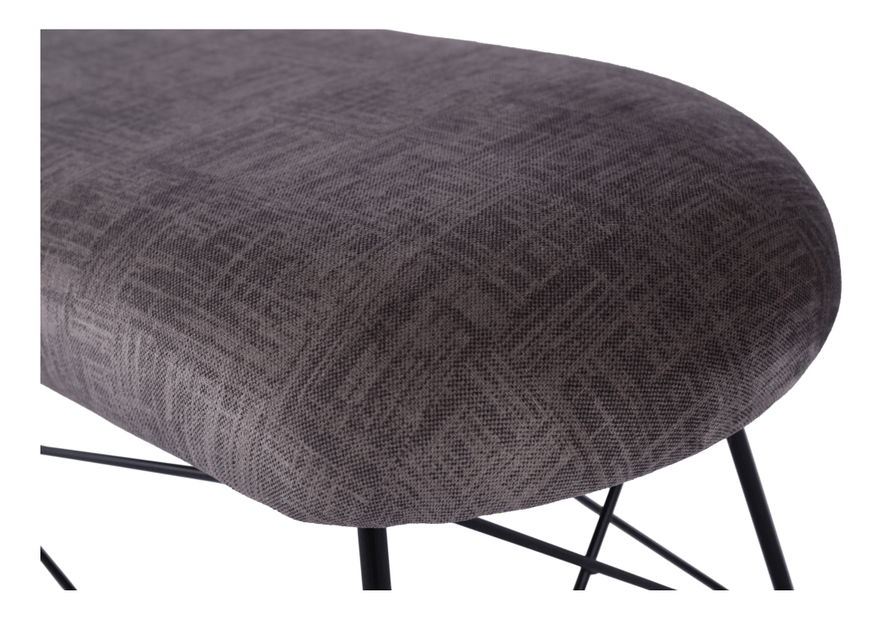 Dizajnová lavica, taburetyá hnedá LAVICA 