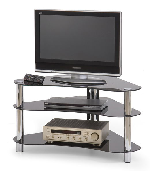 Sarok TV asztal RTV 13 fekete