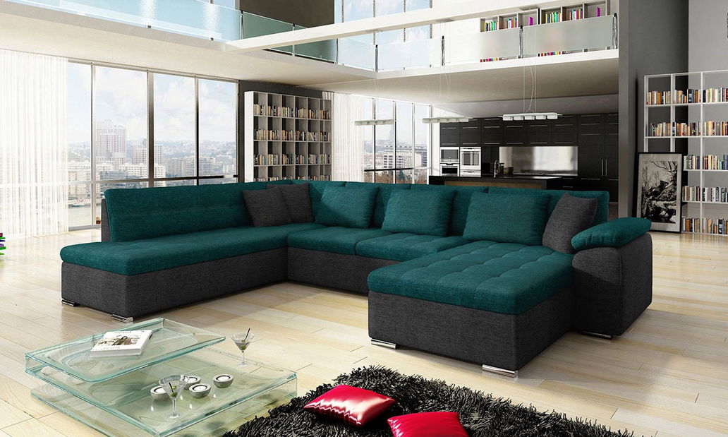 Sarok ülőgarnitúra Talia (rozsda)