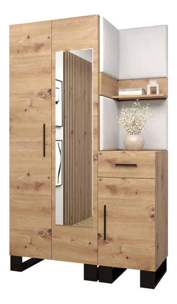 Predsieňová zostava Amanda 16 (dub artisan + biela)