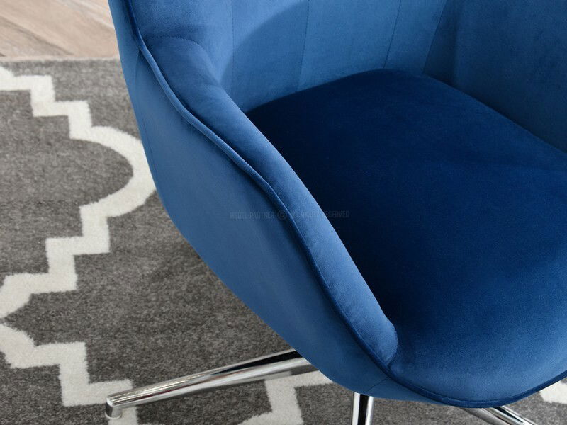 Kreslo Truni (námornícka + chrómová)