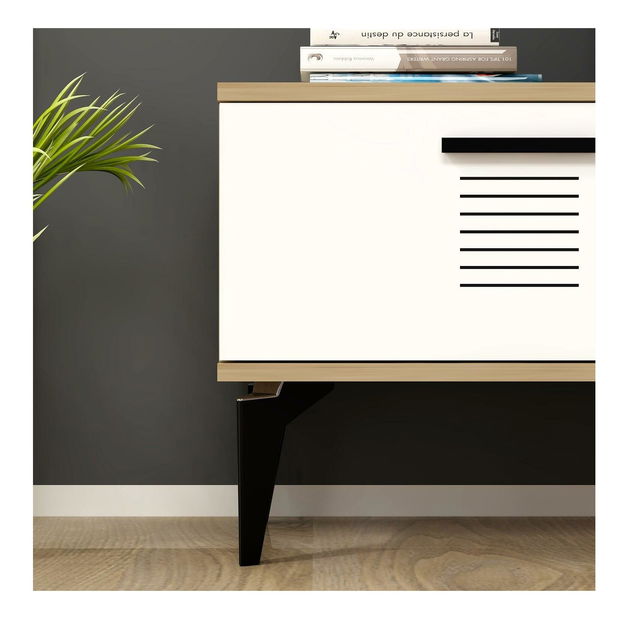 TV stolić/ormarić Vipapo 11 (zafirov hrast + bijela)