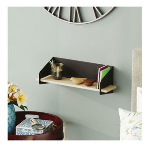 Raft de perete Longoan 1 (negru)