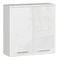 Dulap de perete pentru baie Farid TYP5 (alb lucios)