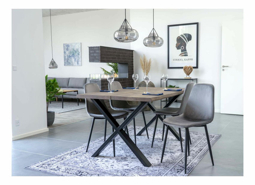 Jedálenský stôl Tvameria 10 (tmavohnedá)