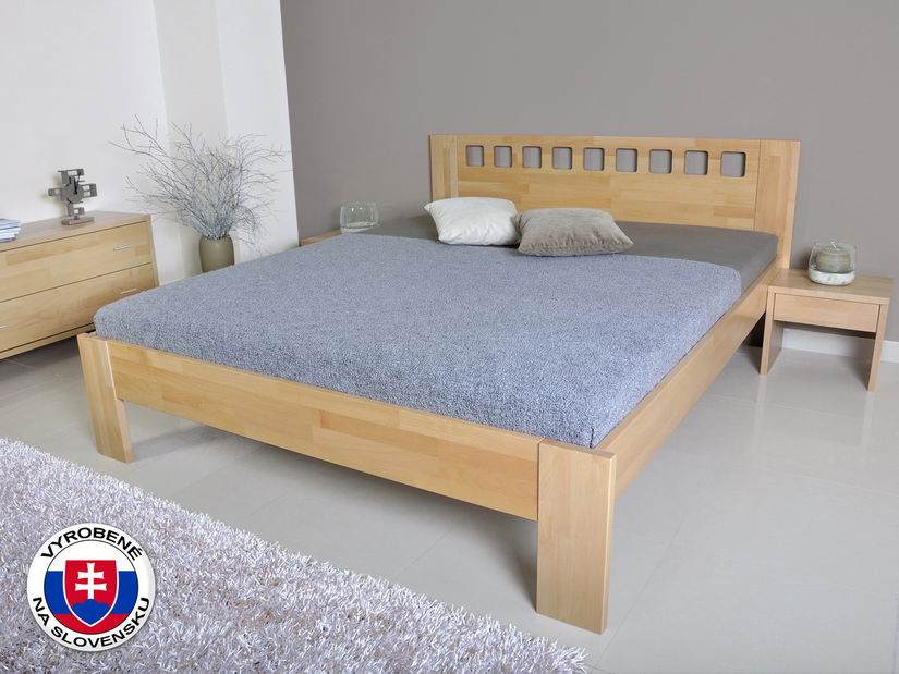 Manželská posteľ 140 cm Lena (masív)