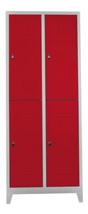 Uzamykateľná skriňa Jessia 17 (červená)