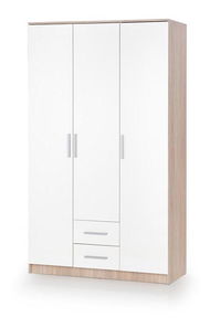 Šatníková skriňa Lappa (biela + dub sonoma