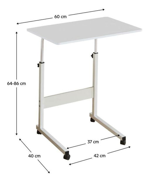 PC stolić Justia (bijela)