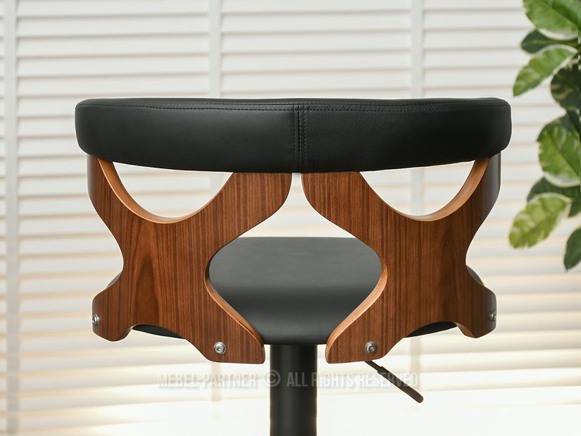 Scaun Bonita (nuc închis + negru)