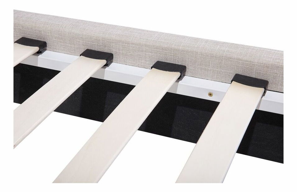 Manželská posteľ 180 cm ROME (s roštom) (béžová)