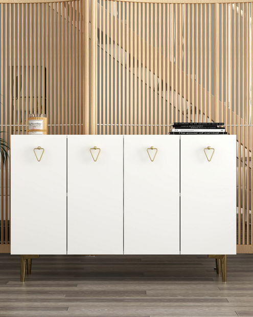 Skrinka Leya (biela + zlatá)