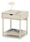 Nočný stolík Entrevista (krémová)