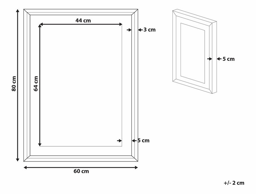 Tablou 60x80 cm FARAT (albastru)