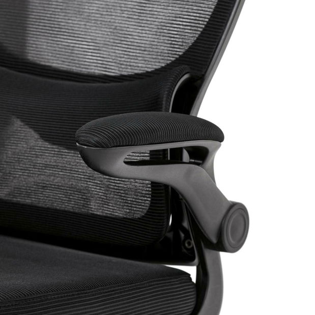 Fotoliu birou Polizones (negru)