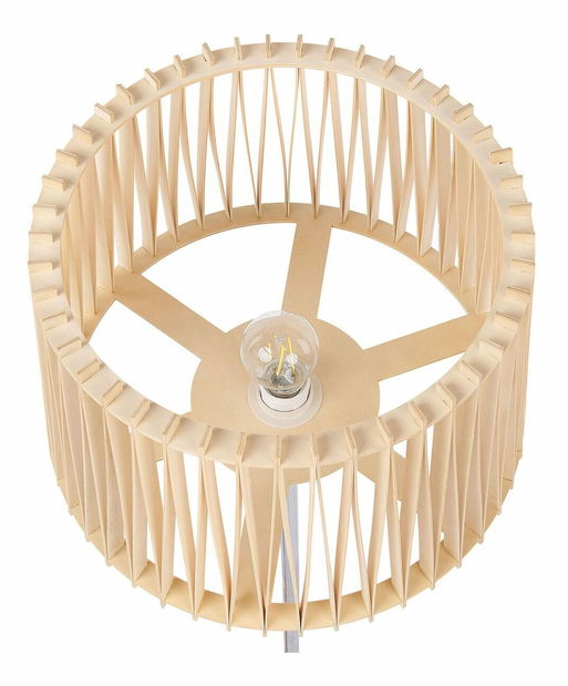 Stojanová lampa FARAGO (svetlé drevo)