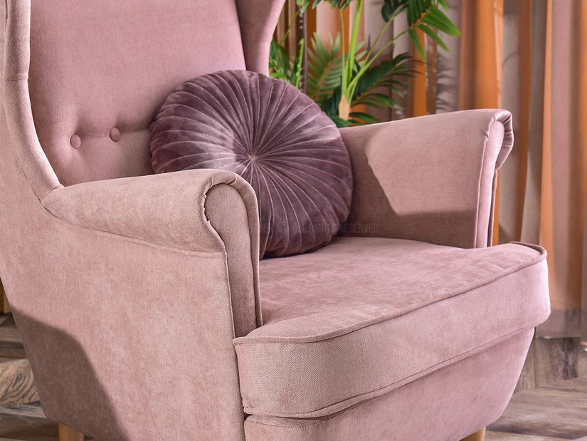 Kreslo ušiak Margis (biela)