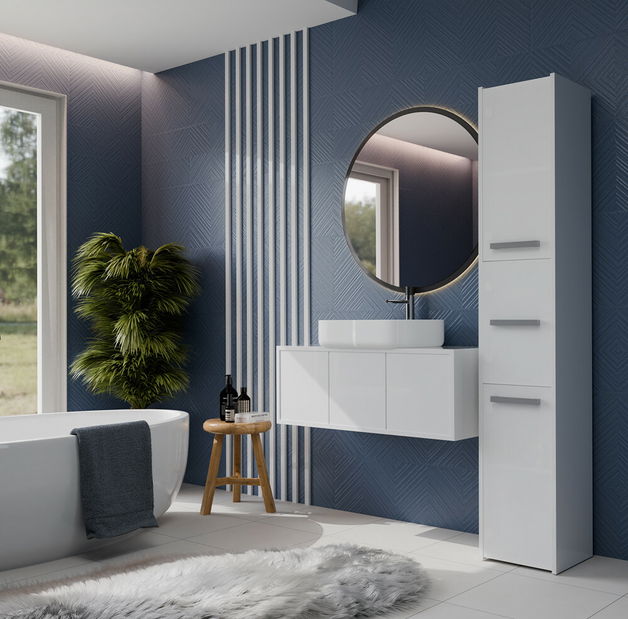 Kúpeľňová skrinka Samways 2 (biela)