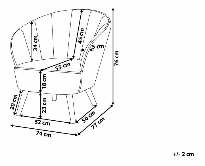 Fotel Daka (rózsaszín) *kiárusítás