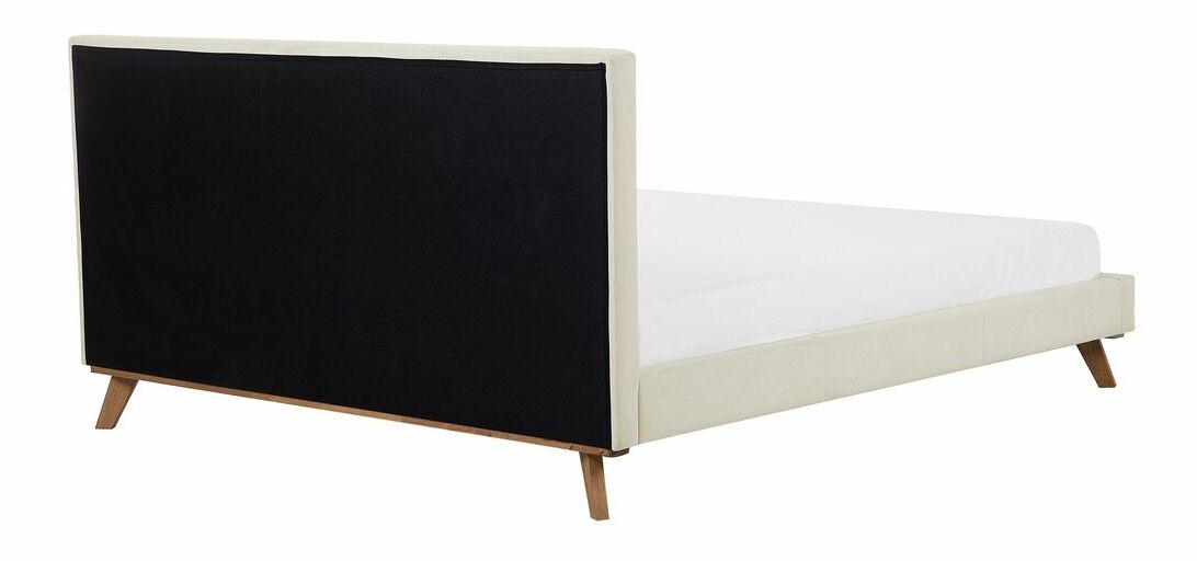 Manželská posteľ 180 cm TALLE (s roštom) (béžová)