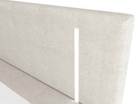 Manželská posteľ 180 cm Hebara 2 (béžová) (s roštom a matracom) (s úl. priestorom) (s LED osvetlením)