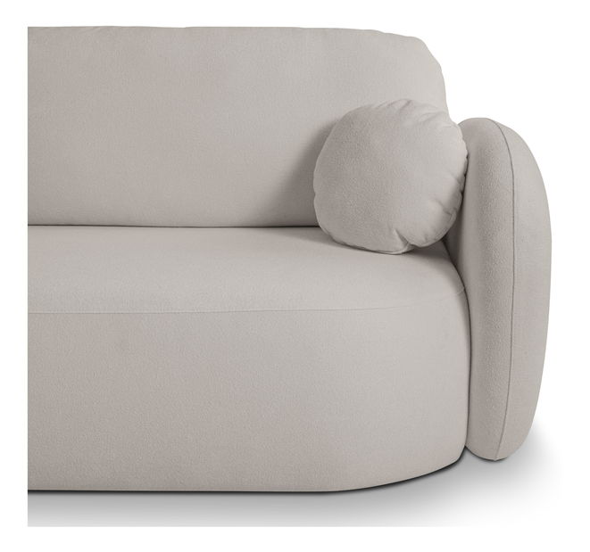 Rohová sedacia súprava Onyx (svetlosivá) (L)