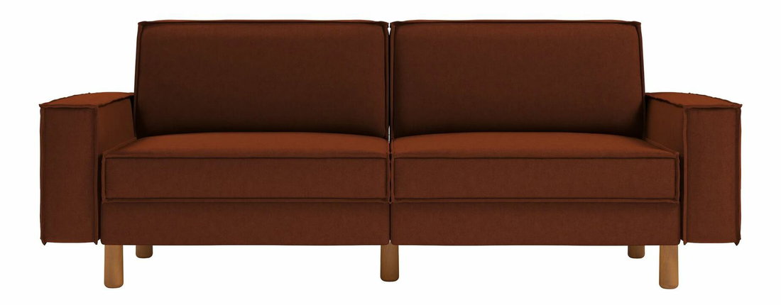 Pohovka trojsedačka Spary 3 (tehlová + orech)