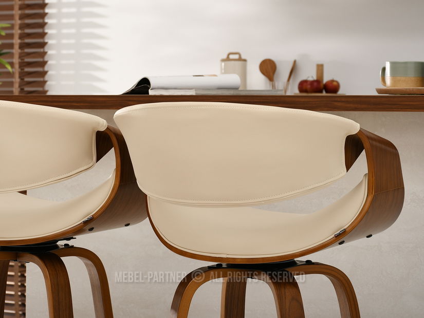 Stolička Bjorn H (oriešková + orech)